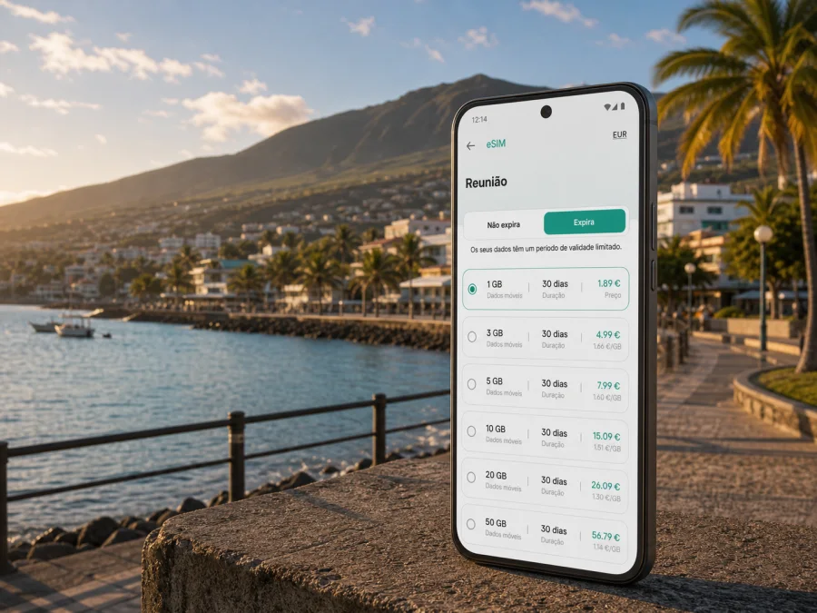 eSIM em Saint-Pierre: internet e conexão móvel