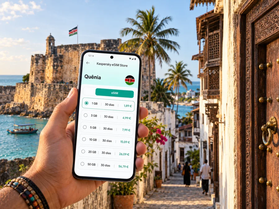eSIM em Mombaça: internet e conexão móvel