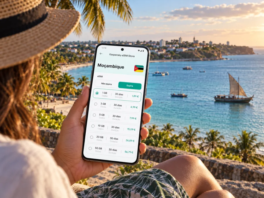 eSIM em Pemba: internet móvel em Moçambique