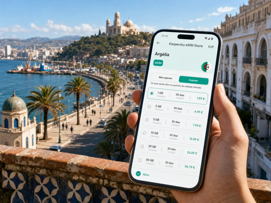eSIM em Annaba: internet móvel na viagem