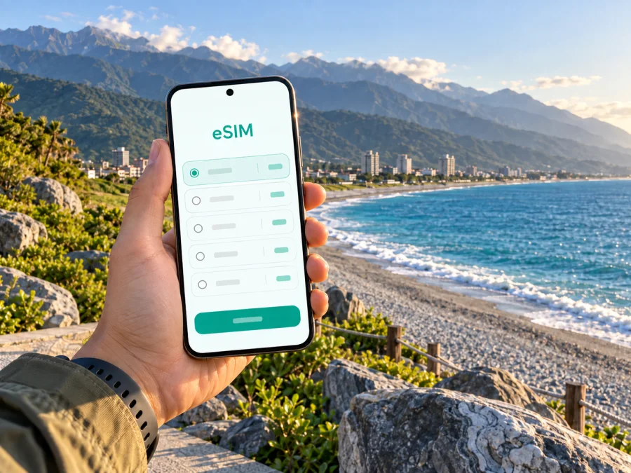 eSIM em Hualien: internet móvel em Taiwan