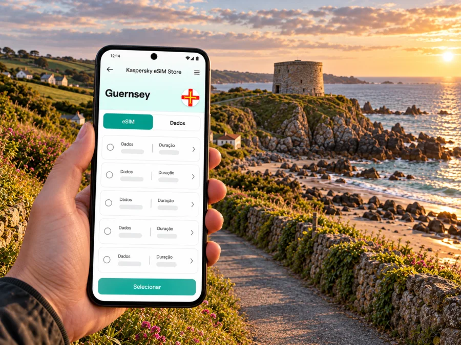 eSIM em St Pierre du Bois: internet em Guernsey