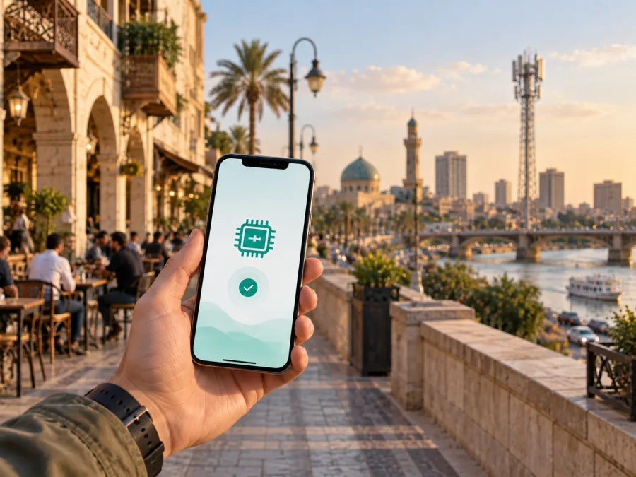 Asia Cell eSIM no Iraque: ativação e viagem