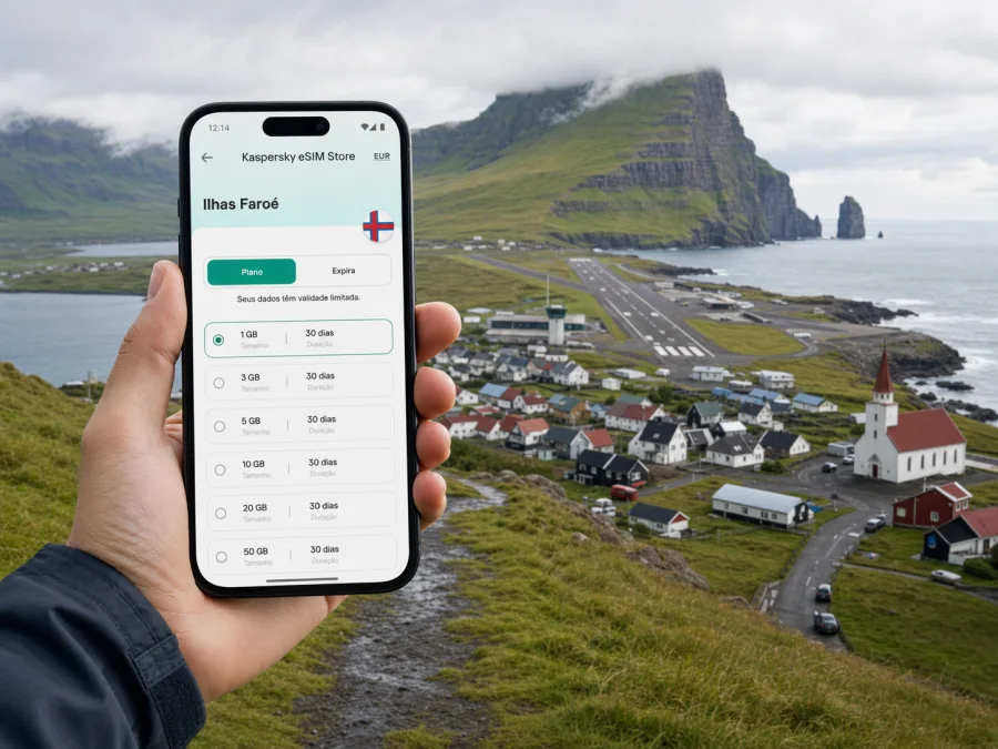 Vagar eSIM: internet móvel nas Ilhas Faroé