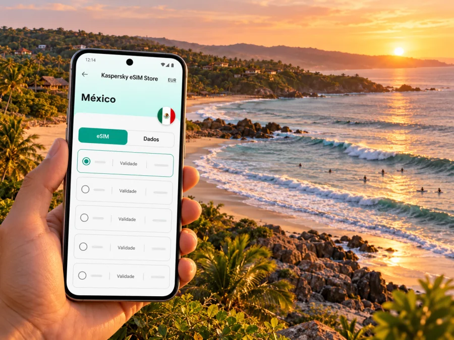 eSIM em Puerto Escondido: internet no México