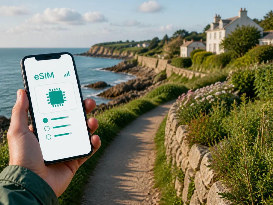 eSIM para St Martin, Guernsey: internet em viagem