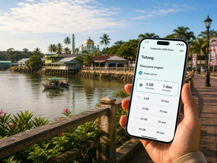 Tutong eSIM: internet móvel em viagem