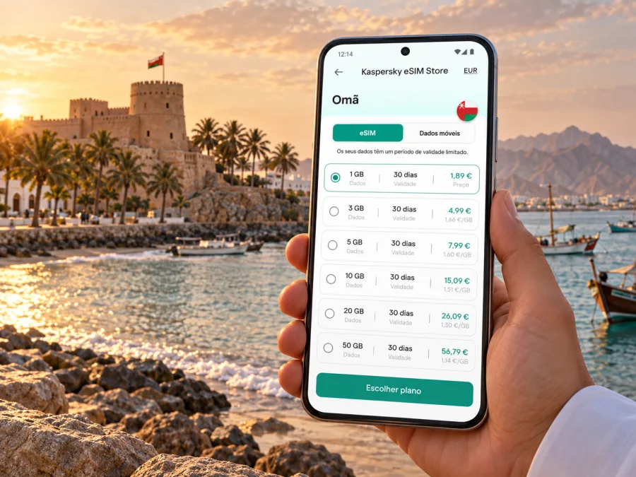 Barka eSIM: internet móvel para sua viagem a Omã