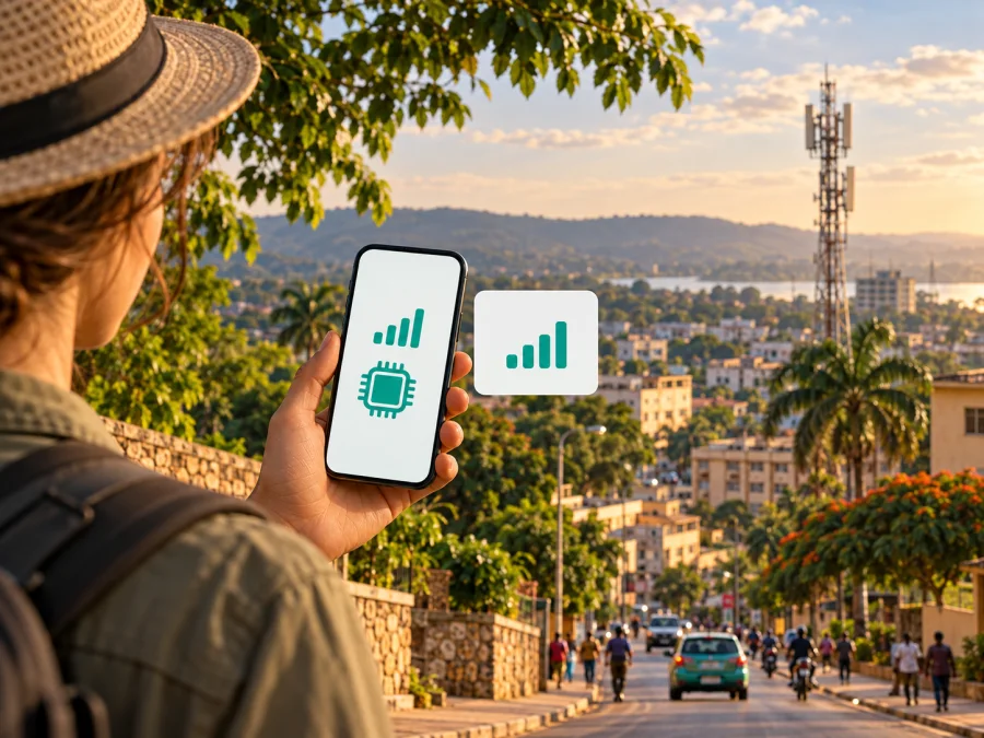 Orange eSIM na República Centro-Africana: o que verificar