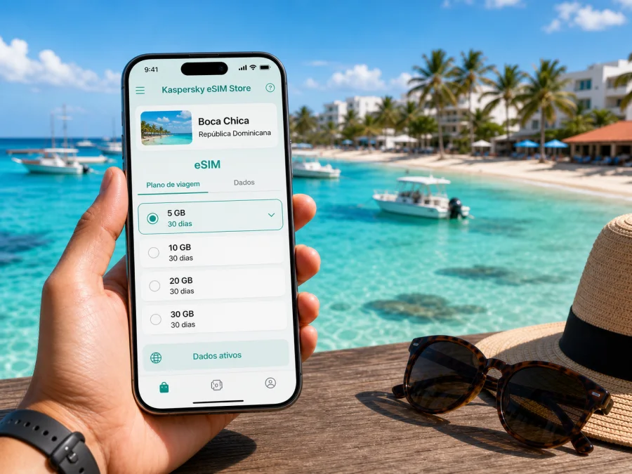 eSIM em Boca Chica: internet móvel