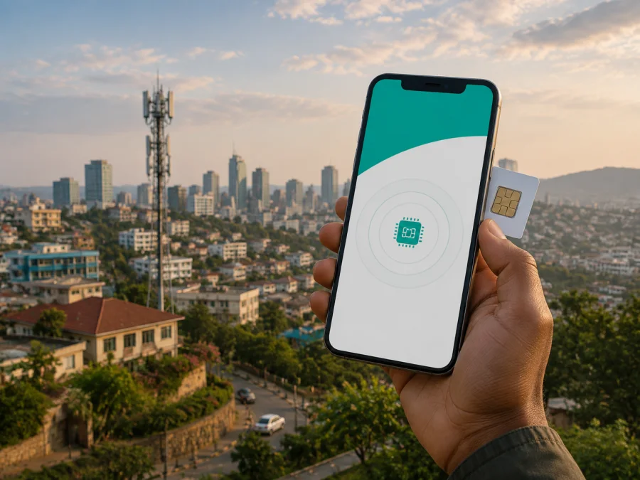 MTN Rwanda eSIM em Ruanda: guia de ativação