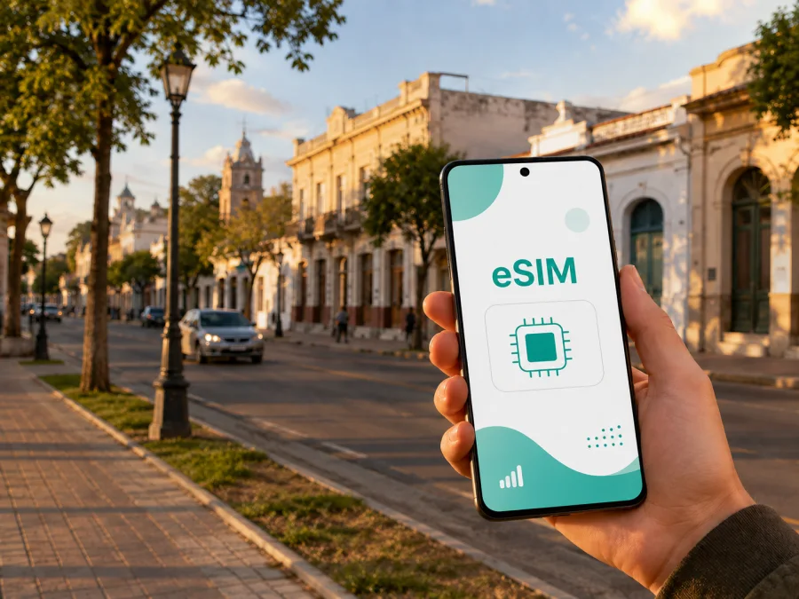eSIM em Rocha: internet móvel no Uruguai