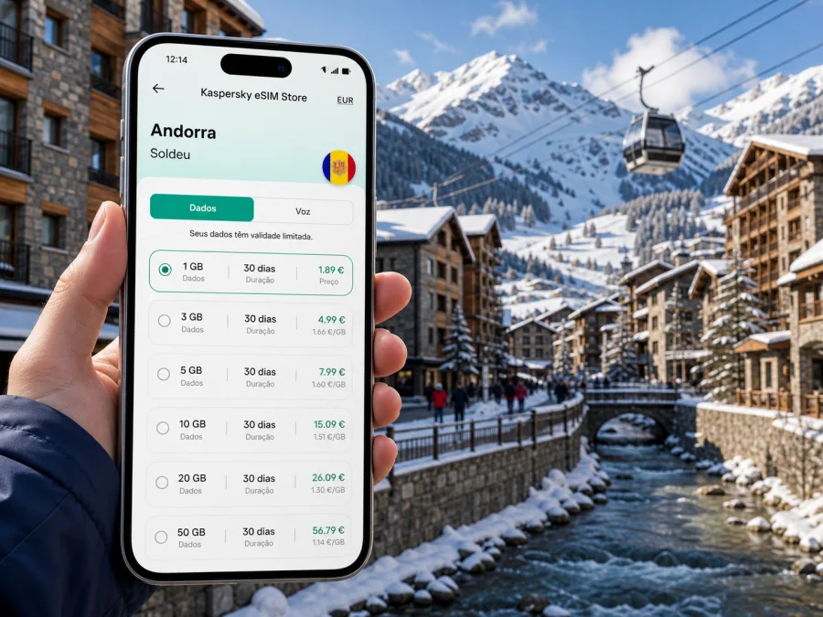 eSIM em Soldeu: internet móvel em Andorra