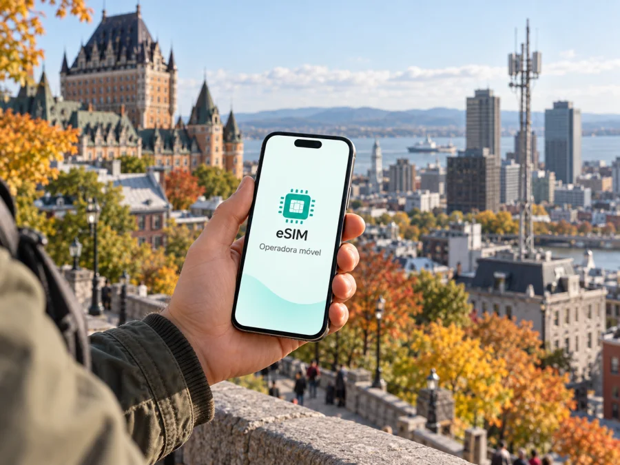 Vidéotron eSIM no Canadá: ativação e requisitos