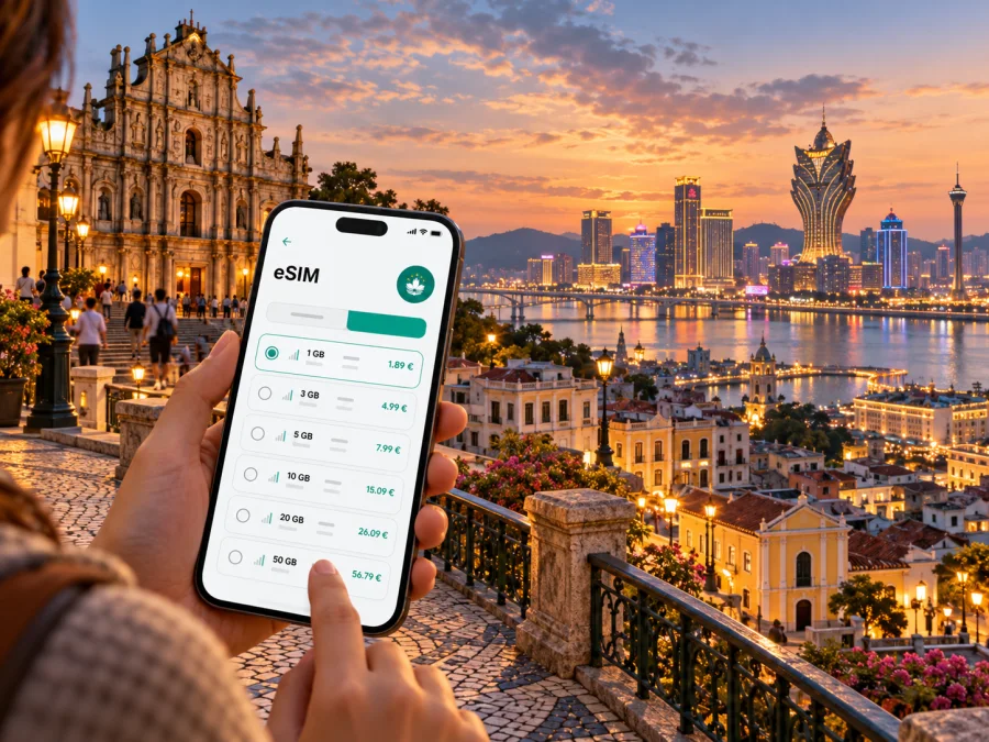 eSIM em Macau: internet móvel na viagem
