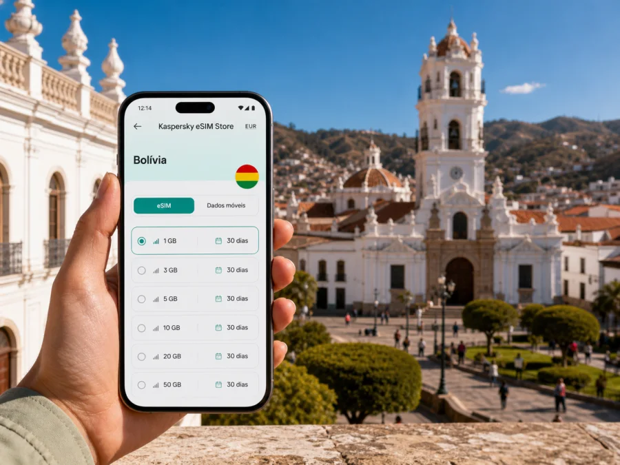 eSIM em Sucre: internet móvel para viajar
