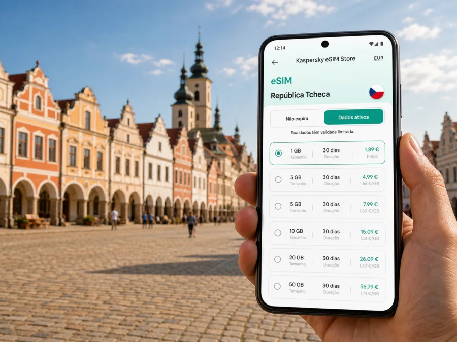 Telc eSIM: internet móvel para a viagem