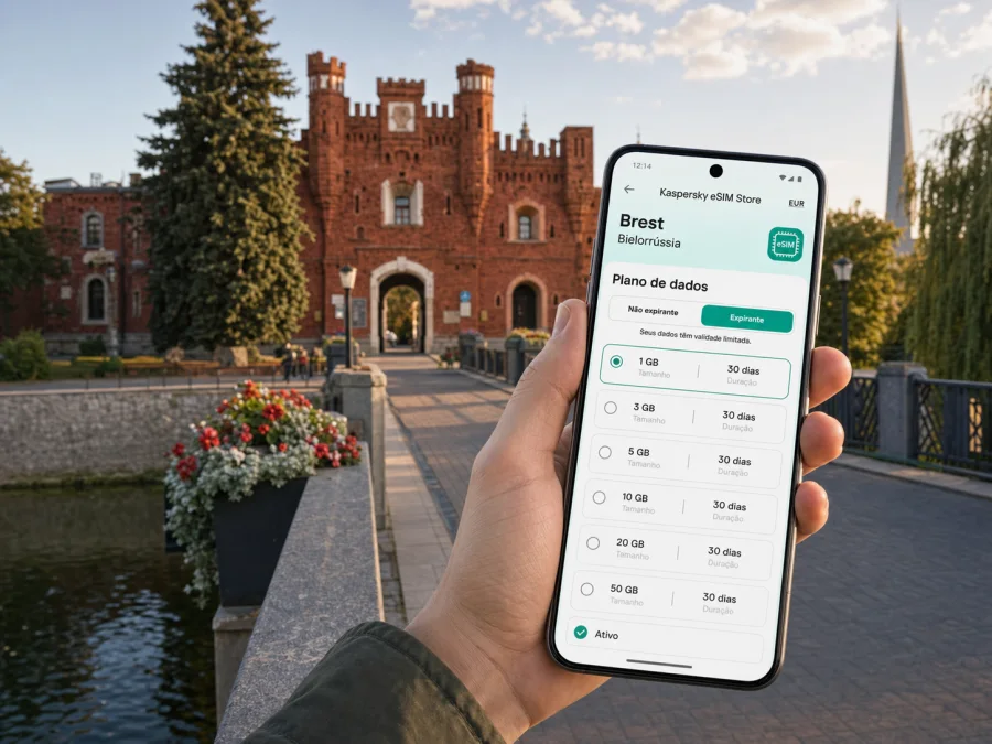 Brest eSIM: internet móvel para viajar
