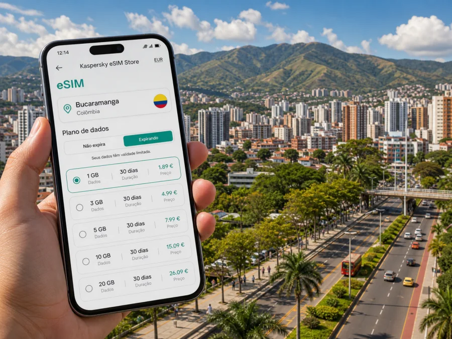 Bucaramanga eSIM: internet móvel na viagem