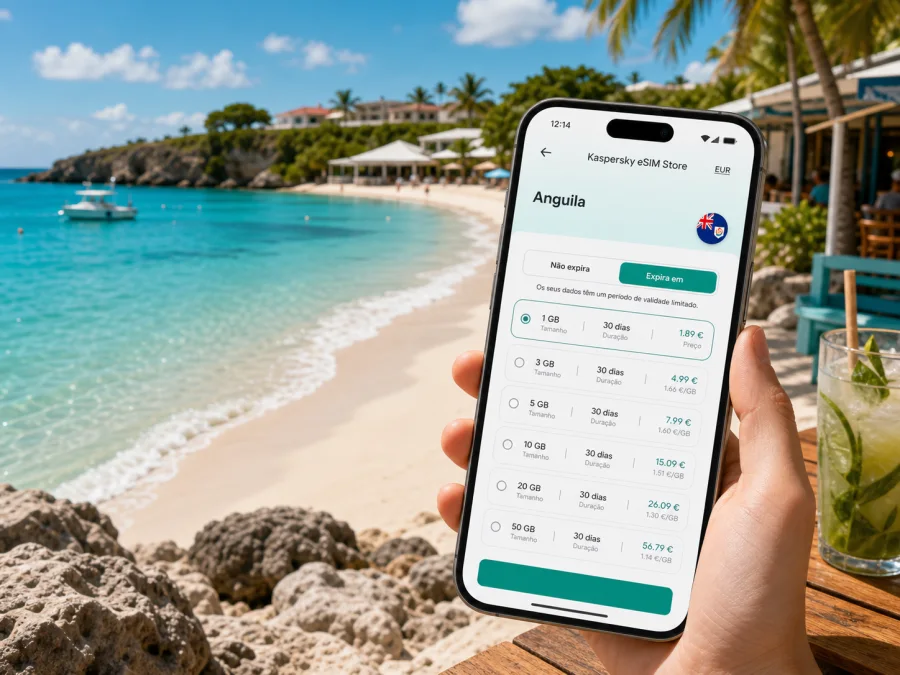 eSIM em Rendezvous Bay: internet em Anguila