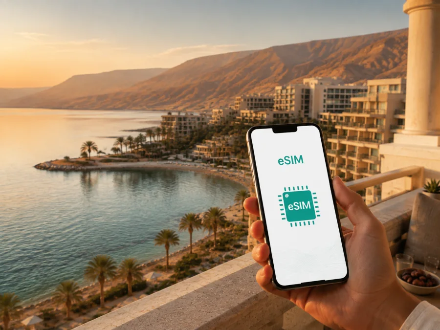 eSIM para Sweimeh: internet móvel na Jordânia