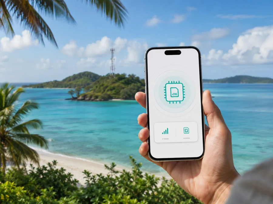 Vodafone eSIM em Fiji: guia para viajantes