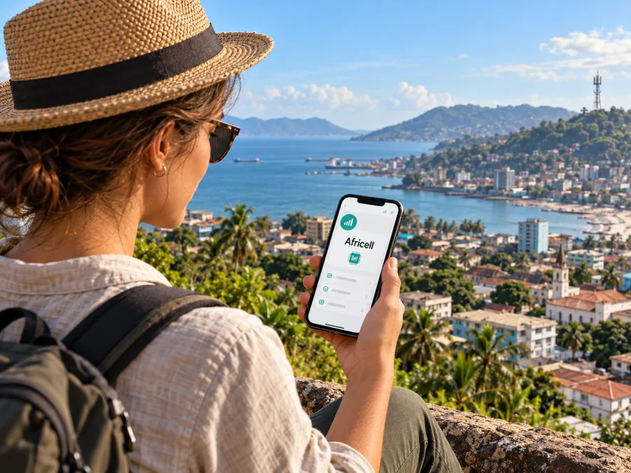 Africell eSIM na Serra Leoa: o que verificar