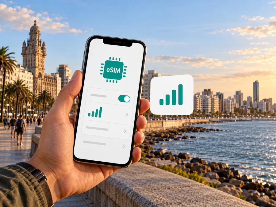 Claro eSIM no Uruguai: o que viajantes devem verificar