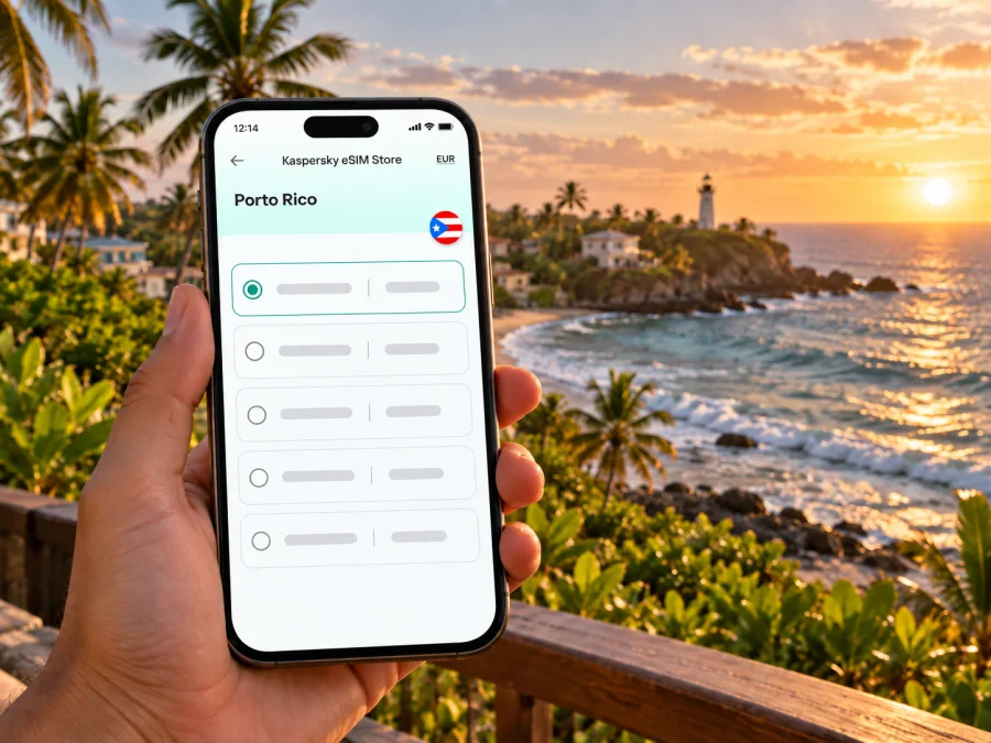 eSIM em Rincon: internet móvel em Porto Rico