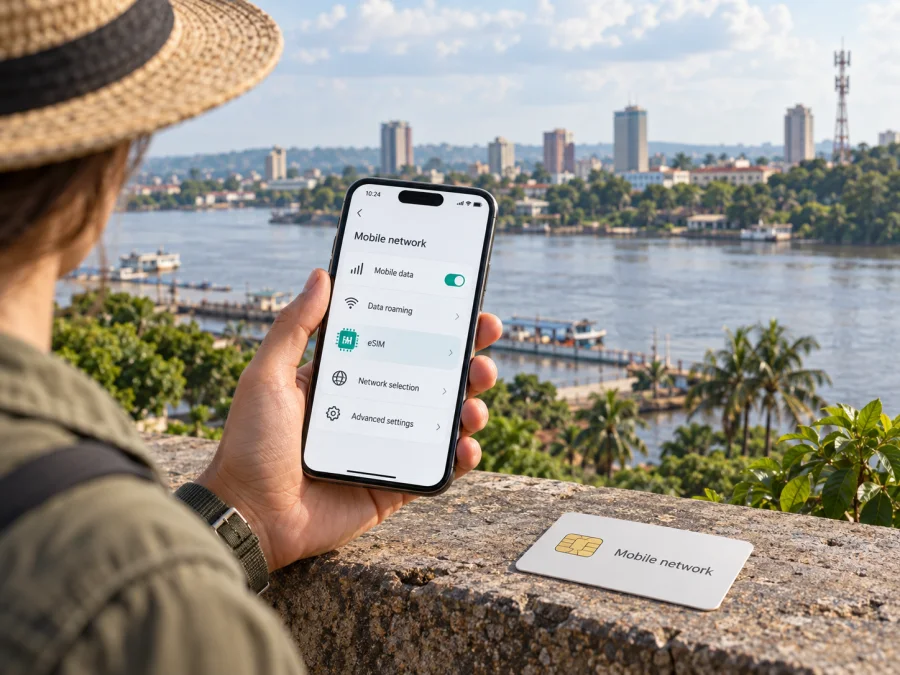 MTN eSIM na República do Congo: o que confirmar