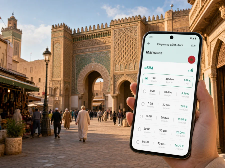 eSIM em Meknes: internet móvel para viajar