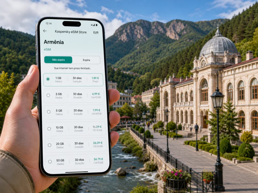 eSIM em Jermuk: internet móvel na viagem