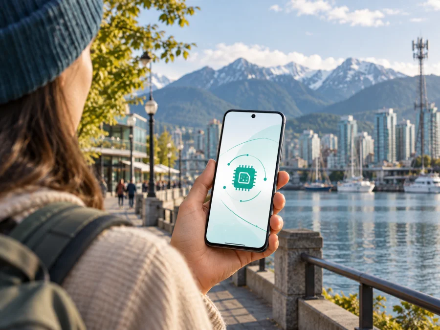 SaskTel eSIM no Canadá: ativação e compatibilidade