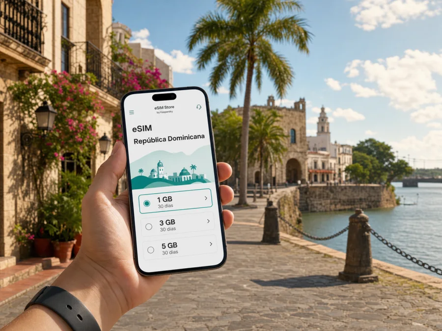 eSIM em Santo Domingo: internet móvel
