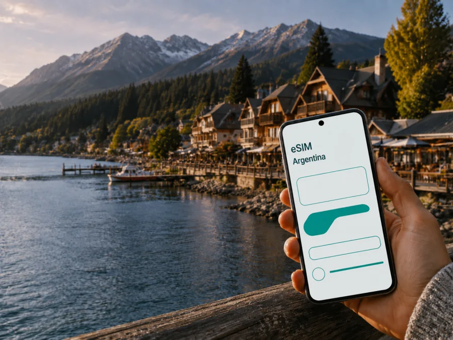 eSIM para Villa La Angostura, Argentina: guia de viagem