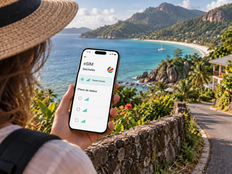 eSIM em Bel Ombre: internet em Mahé, Seicheles