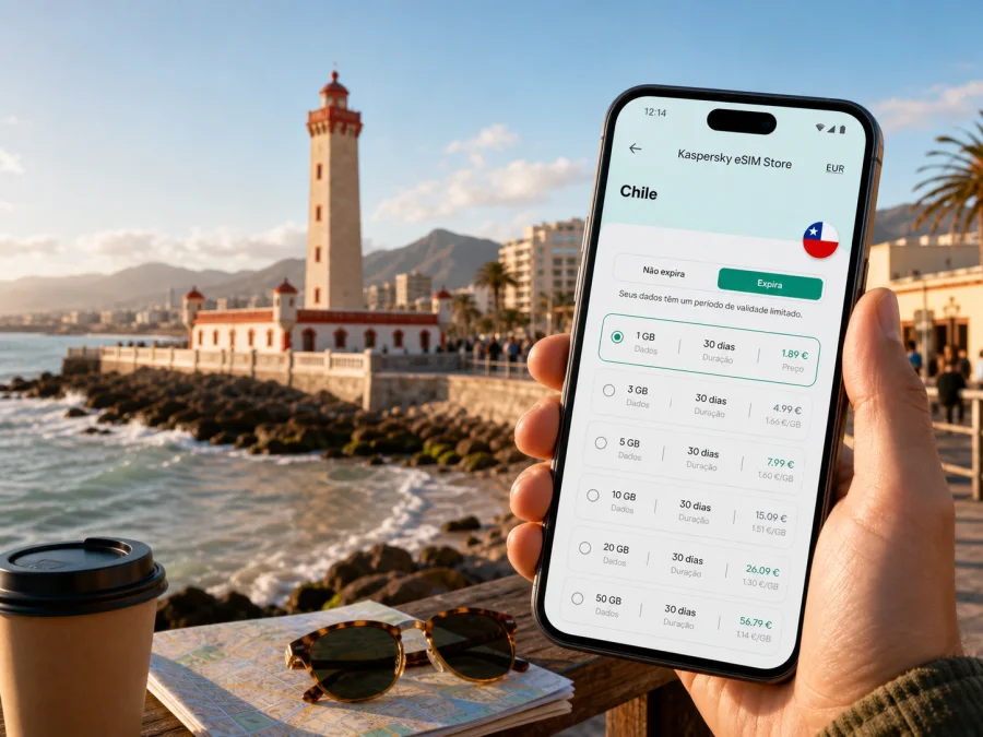 eSIM em La Serena: internet no Chile