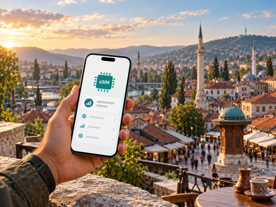 m:tel eSIM na Bósnia e Herzegovina: o que verificar