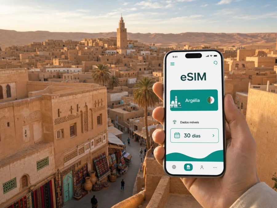 Ghardaia com eSIM: internet móvel na viagem
