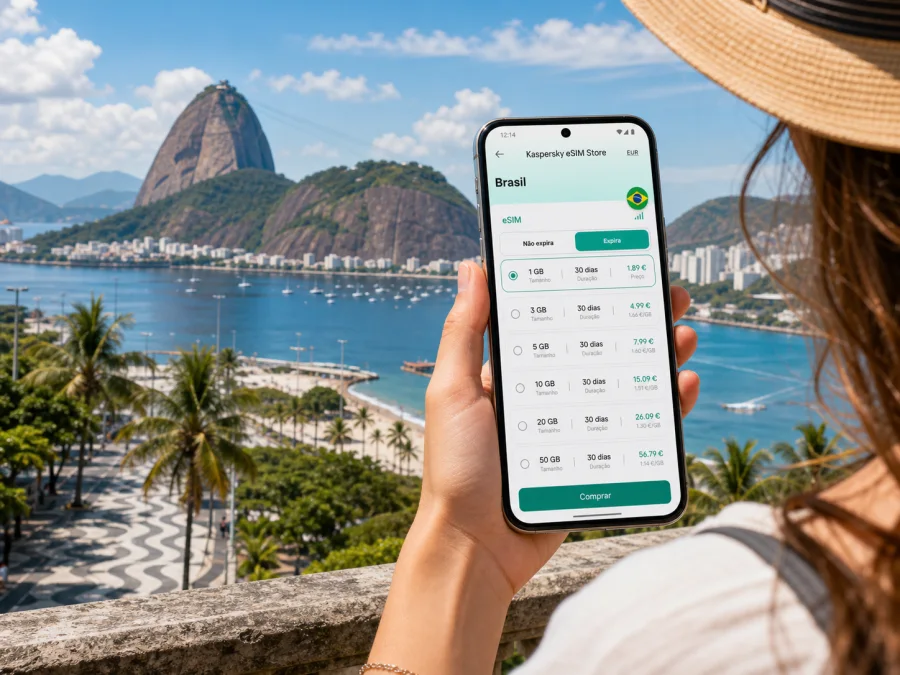 eSIM no Rio de Janeiro: internet para viagem