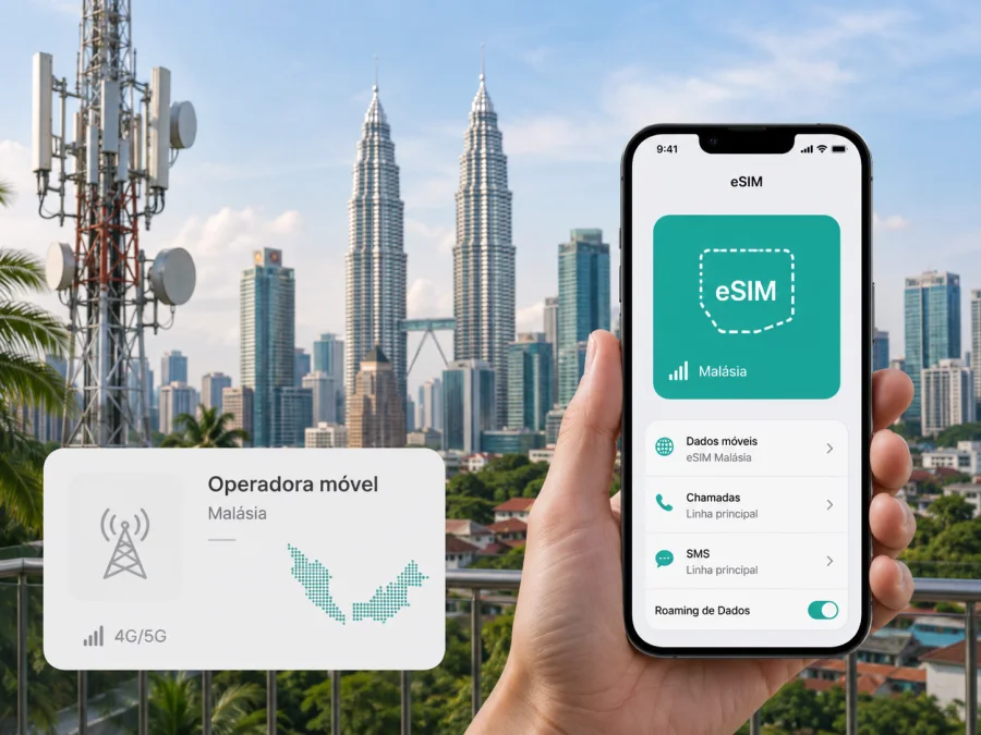 Tune Talk eSIM na Malásia: como ativar