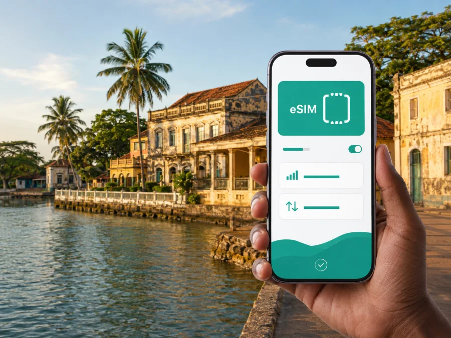 eSIM em Bolama: internet móvel na viagem