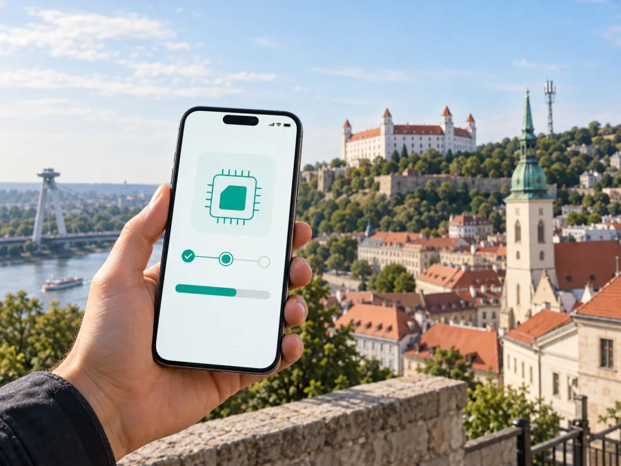 4ka eSIM na Eslováquia: como ativar