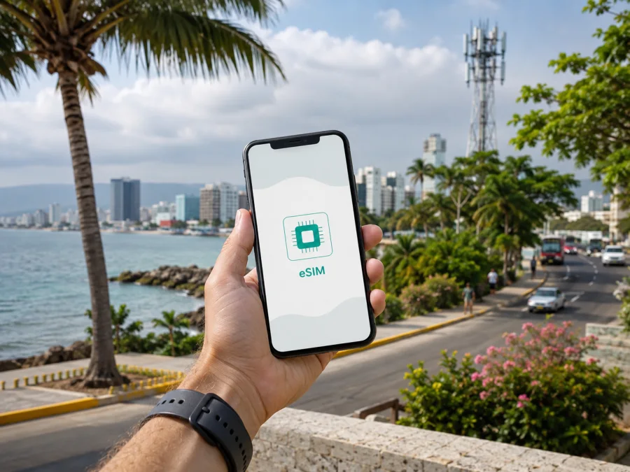 FLOW eSIM na Jamaica: o que verificar