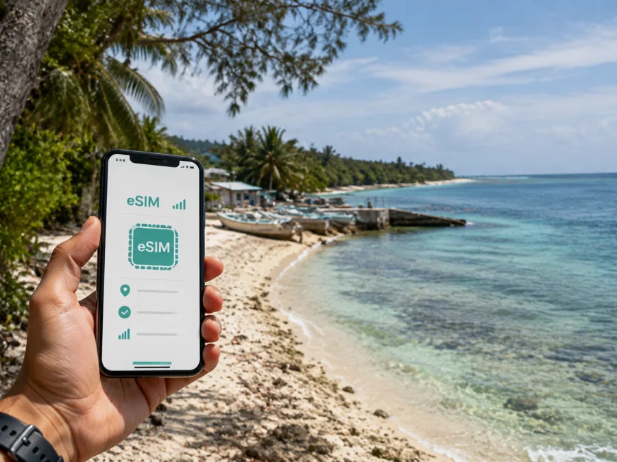 eSIM em Anibare | Internet móvel em Nauru