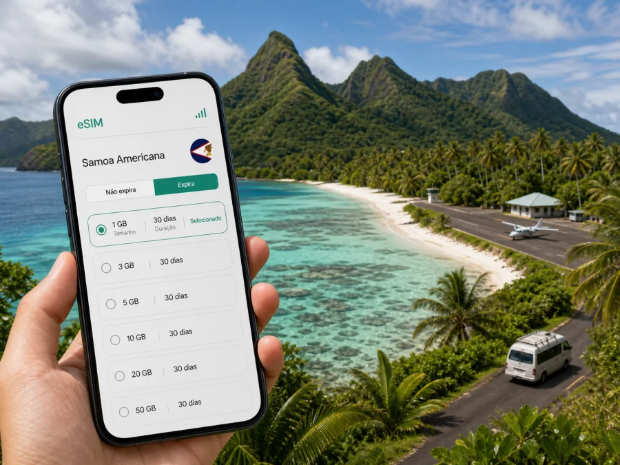 eSIM em Ofu: internet em Samoa Americana