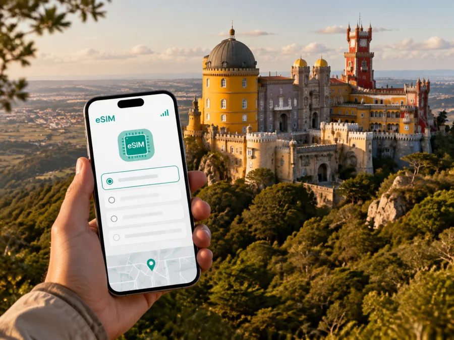 eSIM para Sintra: internet móvel em Portugal