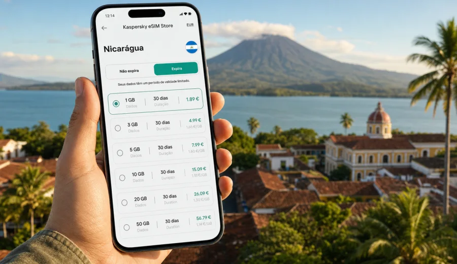 eSIM na Nicarágua: conexão móvel e internet