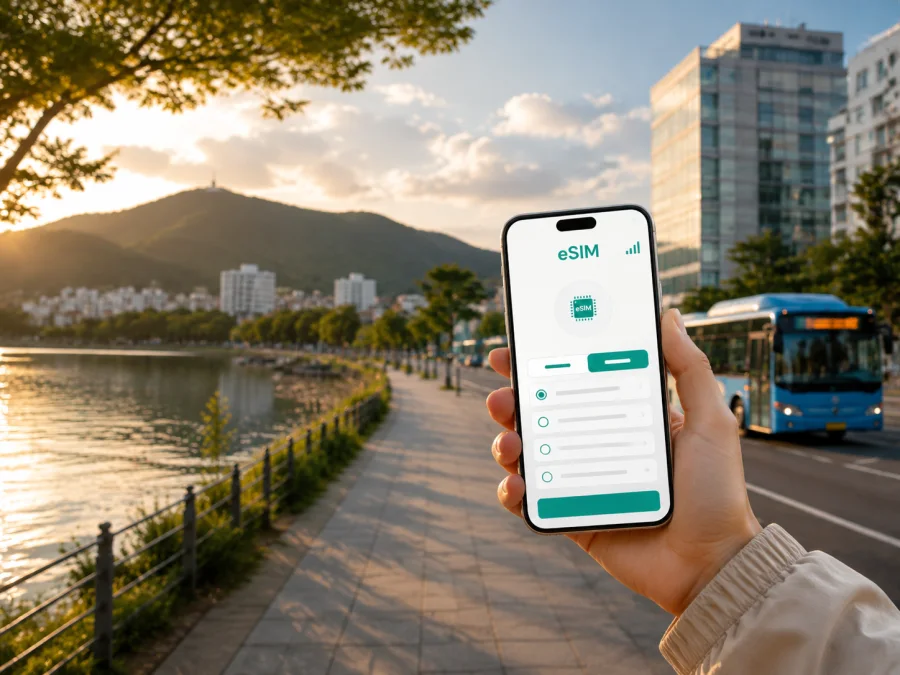 eSIM em Daegu: internet móvel na Coreia do Sul