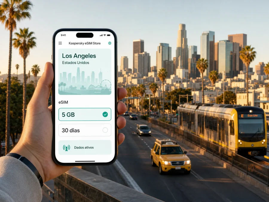 eSIM em Los Angeles: internet para viagem